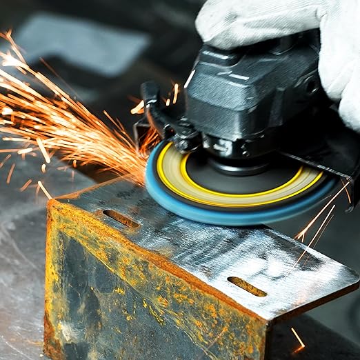 TOLESA Flap Discs 4 1/2 for Angle Grinder, 80 Grit Type 29 Zirconia Grinding Disc for Stainless Steel, Sheet Metal, Cast Iron (24 Pack)