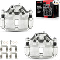 Torchbeam Front Brake Calipers Set for Kia Soul 2010-2013, Hyundai Elantra 2007-2010, Hyundai Sonata 2006-2010, Kia Optima 2006-2010, Front Left and Front Right Calipers Replace # 19B2998+19B2999
