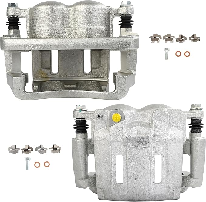 SCITOO 18B4997 18B4996 Front Left & Right Disc Brake Calipers Assembly w/Bracket For Ford For F-350 Super Duty 2005-2010,For Ford For F-450 Super Duty 2011