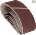 5 Pcs Sanding Belts 2-1/2 x 14 Inch 120 Grit Aluminum Oxide Abrasive Sandpaper for Belt Sander Metal Grinding Wood Working Weld Rust Removal