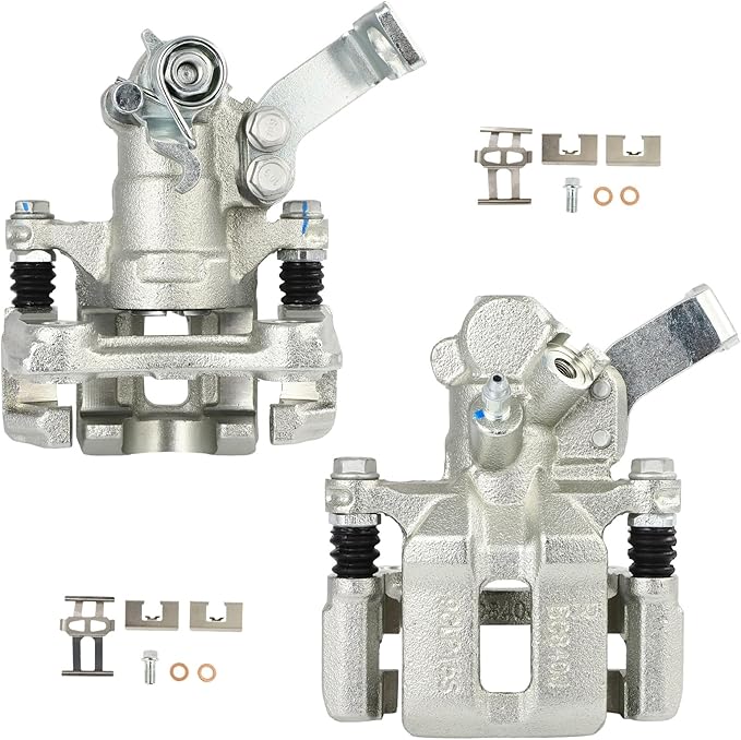 SCITOO Rear Brake Calipers With Bracket 19B3496 19B3497 Compatible For Suzuki For SX4 2007-2013