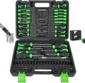 107-Piece Magnetic Screwdrivers Set with Case, Screw Driver Set, Includs Slotted, Phillips, Hex, Pozidriv,Torx and Precision Screwdriver Set, Tools for Men (107-Piece)