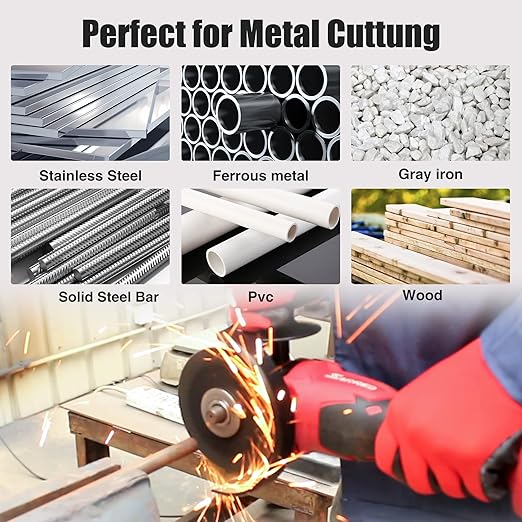 Cut Off Wheels 4-1/2",25+2 Pack Metal Cutting Wheel,Thin 4.5” Metal & Stainless Steel Fast Cutting Discs for Angle Grinder - 7/8" Arbor Hole
