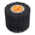 Rocaris Abrasive Drum Paint and Rust Remover, 40 Grit Abrasive Wheel Wire Drawing Polishing Wheel for Wood Metal Surface Polishing, 4.5" x 4"