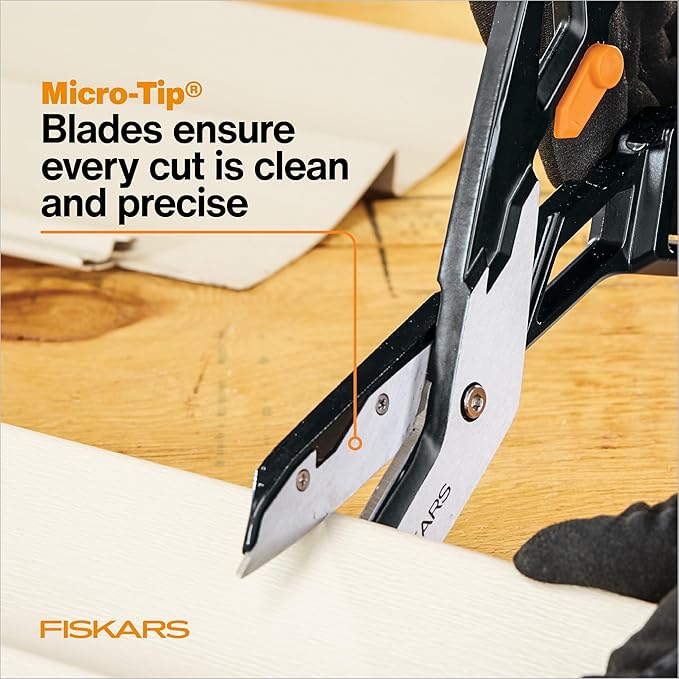 FISKARS PowerArc Easy Action Aluminum Tin Snips Replacement Blades - Building and Construction Tools