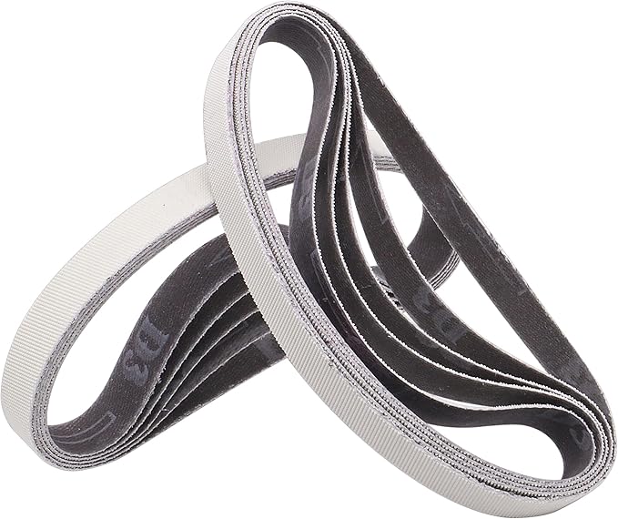 1/2 x 12 Inch Knife Sharpener Sanding Belts for Work Sharp, 5000 Ultra Fine Grit Replacement Sharpening Belt Kit for Official Work Sharp (WSKTS & WSKTS-KT/Mk.1 & Mk.2) Knife & Tool Sharpener, 10 Pcs