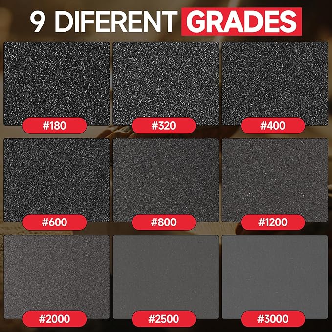 20 Pcs 3 x 4 Inch 800 Grit Sanding Sponge Set, Ultra Fine Sanding Sponges Pads, Soft Foam Hand Sander Block Wet Dry Sandpaper for Model Drywall Metal Wood Furniture Polishing