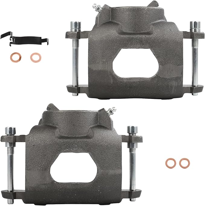 cciyu Front Left & Right Brake Calipers Assembly 184040 184039 1969 1970 1971 1972 For Buick For Skylark,1969 1970 1971 1972 For Chevy For Chevelle,1971 1972 For Chevy For El Camino