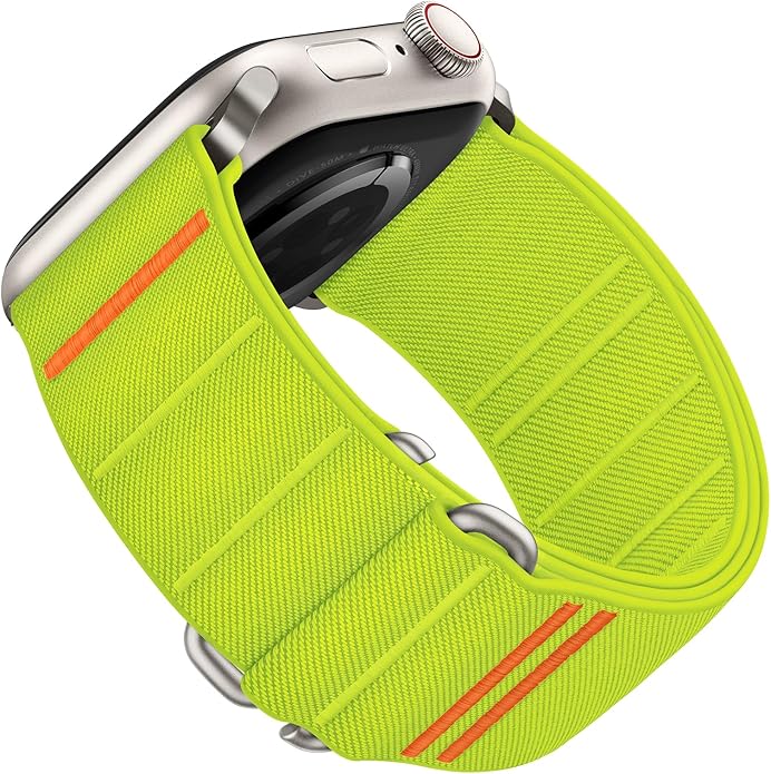 Suitisbest Sport Bands Compatible with Apple Watch Ultra Band 49mm 46mm 45mm 44mm 42mm 38mm 40mm 41mm Men Women, Stretchy Nylon Sport Loop Strap with S-Hook for iWatch Series 10 Ultra SE 9 8 7 6 5 4 3