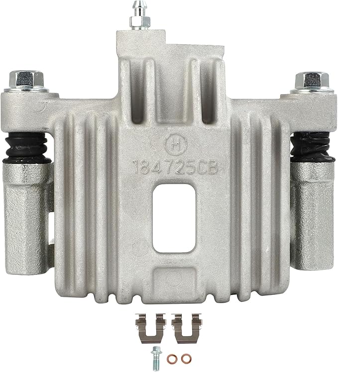 SCITOO 18B4725 Rear Right Disc Brake Caliper w/Bracket Fit For Oldsmobile For Alero 1999-2004,For Pontiac For Grand Am 1999-2005, Single Piston