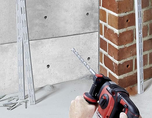 1-1/8 Inch x 18 Inch SDS Plus Rotary Hammer Drill Bit, Carbide Tipped for Brick, Stone, and Concrete (1-1/8" x 18")
