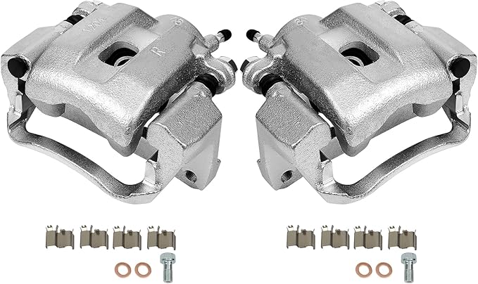 SCITOO Rear Left+Right Brake Calipers With Bracket 19B3277 19B3276 Compatible For Toyota Sequoia 2008-2017 For Toyota Tundra 2007-2017