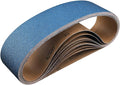 10-Piece 4 x 36 Inch 100 Grit Zirconia Sanding Belts, Heavy Duty Long-lasting Sanding Bands for Belt Sander, Rust Paint Removal, Wood Metal Grinding and Finishing