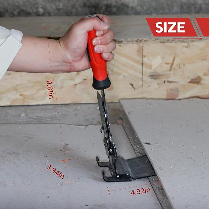 Trim Puller - Baseboard and Siding Removal Tool - Multi-Functional for Tile, Baseboard, Siding, Floor Removal - Labor-Saving, Surface-Safe for Home Improvement and Commercial Use