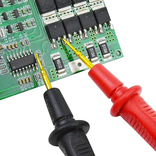 ZIBOO ZB-X20 Ultra-Sharp Test Leads Multimeter Meter Tester Needle Point 35” Test Probe Lead 1000V 20A Compatible with FLUKE/Amprobe/Extech/Hioki/SANWA/Klein Tools/Digital Multimeters