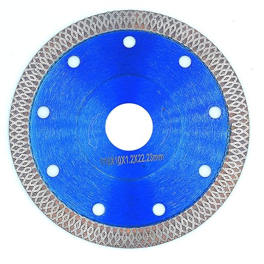 4.5inch Super Thin Diamond Tile Blade Porcelain Saw Blade for Cutting Porcelain Tile Granite Marbles (4.5in)