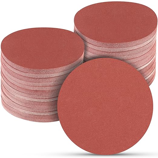 100 PCS 6 Inch Sanding Discs 1000 Grit, 6 Hole Hook and Loop Sandpaper, Round Orbital Sand Paper Discs for Sander