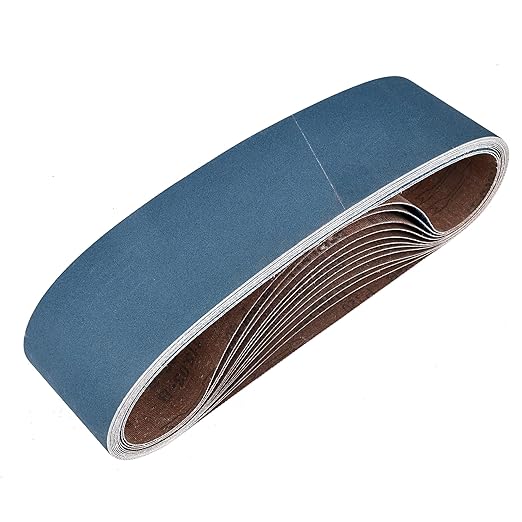 4 x 36 Inch Zirconia Sanding Belts, 12Pcs 3 Each of 40/60/80/120 Assorted Grits, Belt Sander Sanding Belt for Knife Blade Sharpening, Metal Polishing, Derusting, Woodworking