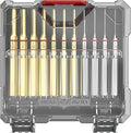 Real Avid 11-Piece Pin Punch Set - Portable All-in-One Punch Set with Storage Case - Choose Between Roll Pin, Standard or Brass and Steel Set