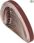 15 Pcs Sanding Belts 1-1/8 x 21 Inch 40 Grit Aluminum Oxide Abrasive Sandpaper for Belt Sander Metal Grinding Wood Working Weld Rust Removal