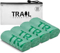 Toilet Bags, Certified Biodegradable and Compostable; Use and Bury in Ground –Includes Convenient Water Resistant Carry Case