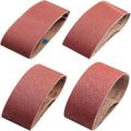 Taokyid 24 PCS 3x24 Sanding Belts, Sandpaper for 3 x 24 Inch Belt Sander,6 Each of 40 80 120 240 Grits