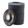 Merryland Flap Disc 4 1/2 inch Metal for Angle Grinder, 4.5inch 80 Grit T29 Flap Wheel 20 Pack, Blue Zirconium Corundum INOX Stainless Steel Iron Universal, Craft-Line FC1107414-20