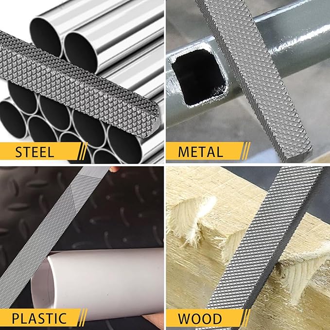 8 inch Square Metal File, Professional Carbon Steel file, Tool Sharpener for Professionals and DIY
