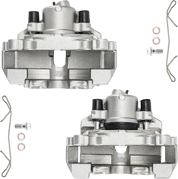 Torchbeam Front Brake Calipers Set for Volkswagen Jetta 2005-2018, Volkswagen Beetle 2012-2019, Volkswagen Golf 2010-2014, Front Left and Front Right Calipers Replace # 19B2974+19B2975