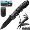 RoverTac Multitool Knife – 15-in-1 Pocket Knife with Wire Strippers, Wire Cutter, 9 Screwdrivers, Bottle Opener – Perfect Gifts for Men, Dad – Camping Gear for Christmas, Father’s Day, Birthdays