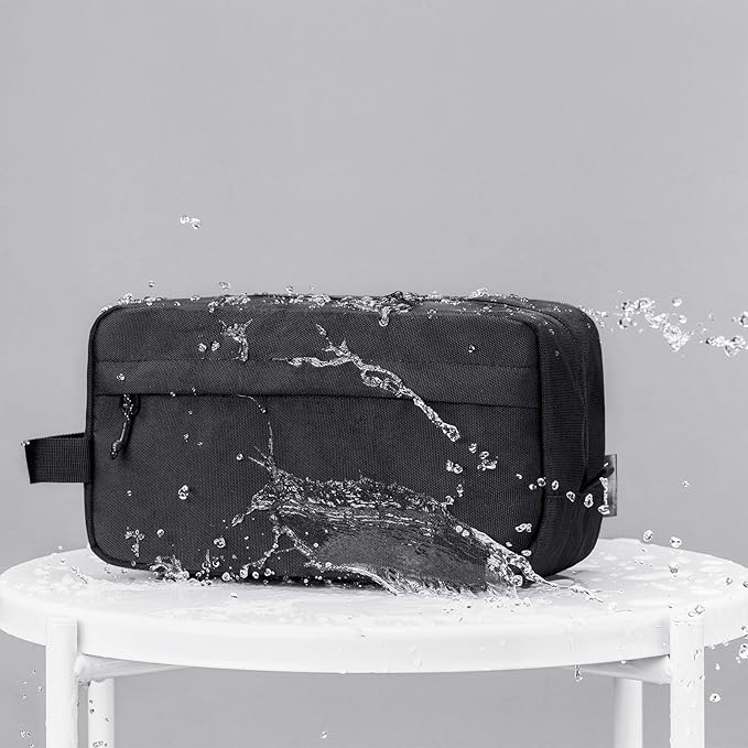 Vorspack Travel Toiletry Bag for Men - Hanging Toiletries Bag Water Resistant Dopp Kit Travel Bag for Toiletries Accessories