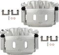 cciyu Front Left & Right Brake Calipers Assembly w/Bracket 19B3339 19B3338 For Infiniti For QX56/For QX80,For Nissan For Armada/For TITAN