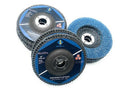 SIGNI 10-Pack Premium Zirconia Abrasive Flap disc for Angle Grinder Grinding Metal Steel (4.5 inch T29 80#)