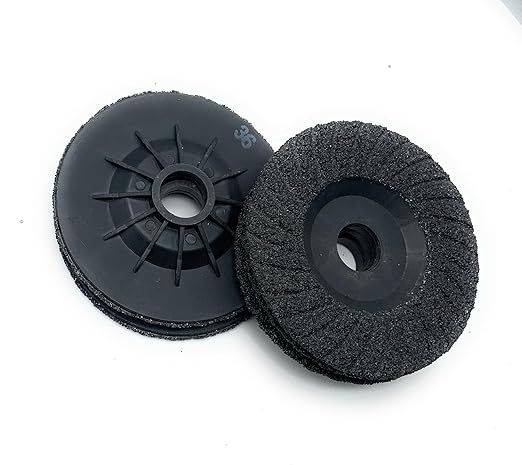 SIGNI 5 Pack SiC Plastic Back Grinding Wheel for Granite/Marble/Concrete and Glasses (4.5 INCH, 36 GRIT)
