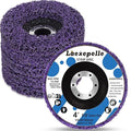 5 Pack Angle Grinder Stripping Wheel Angle Grinder Strip Disc Paint Stripper Attachments Grinder Wheel, Paint Metal Oxidation Rust Remover Stripper Tool (4'' x 5/8'')