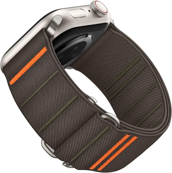 Suitisbest Sport Bands Compatible with Apple Watch Ultra Band 49mm 46mm 45mm 44mm 42mm 38mm 40mm 41mm Men Women, Stretchy Nylon Sport Loop Strap with S-Hook for iWatch Series 10 Ultra SE 9 8 7 6 5 4 3