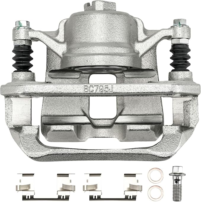 Torchbeam Front Brake Caliper Left for Honda 2013-2017 Accord 2.4L, Honda 2016-2022 HR-V, Honda 2018-2023 Accord 1.5T, Honda 2013-2017 Accord 3.5L, Front Left Caliper Replace # 19B7106