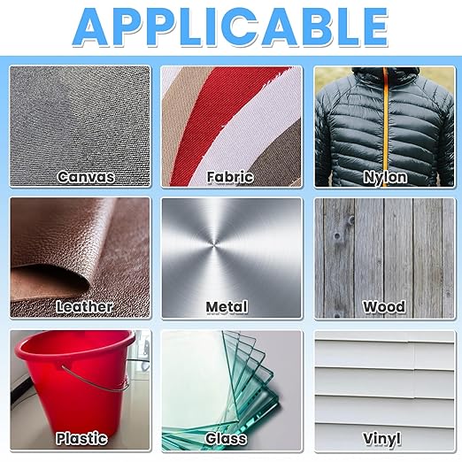 Waterproof Repair Tape for Fabric, Awning, RV Roof, Underbelly, Tarp, Tent, Sail and Boat Cover Outdoor Repair Patch, Heavy Duty, Clear, Multipurpose