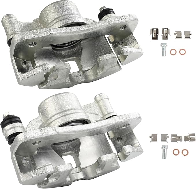 SCITOO 19B1380 19B1379 Front Left & Right Disc Brake Calipers Assembly w/Bracket For Honda For Civic 1990-2000,For Honda For Civic del Sol 1993-1997,For Honda For CRX 1990-1991