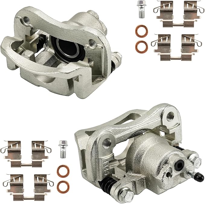 Torchbeam Rear Brake Calipers Set for Lexus RX350 2007-2009, Lexus RX330 2004-2006, Lexus RX400h 2006-2008, Toyota Highlander 2006-2007, Rear Left and Rear Right Calipers Replace # 19B2783+19B2782