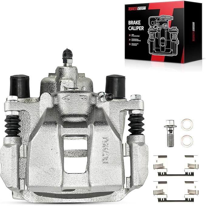 Torchbeam Front Brake Caliper Left for Honda 2013-2017 Accord 2.4L, Honda 2016-2022 HR-V, Honda 2018-2023 Accord 1.5T, Honda 2013-2017 Accord 3.5L, Front Left Caliper Replace # 19B7106