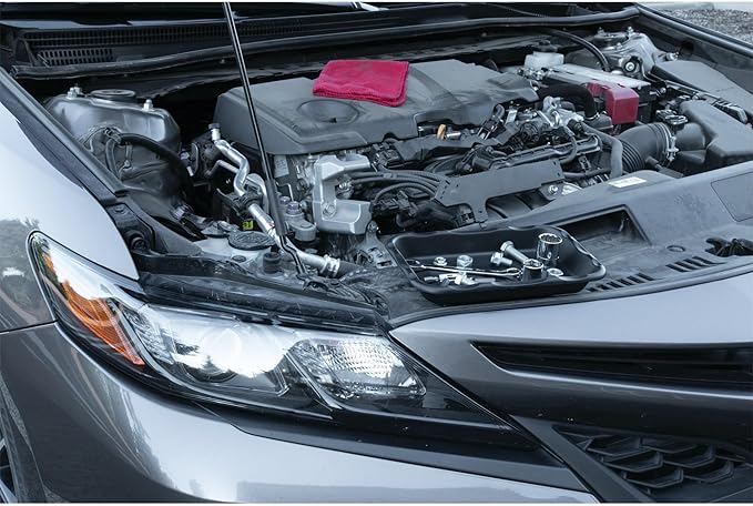 Performance Tool W1285 Large Magnetic Nut & Bolt Tray for Garages and Workshops, Black, 6-Inch x 10-Inch