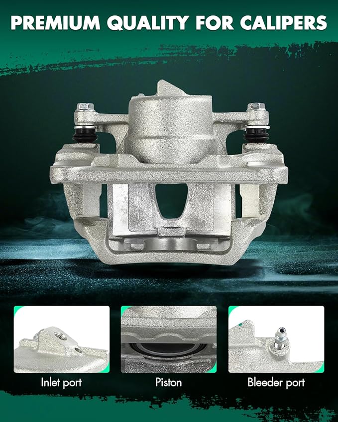 SCITOO 19B1974A Front Left Disc Brake Caliper Assembly w/Bracket For Lexus For RX300 1999-2001
