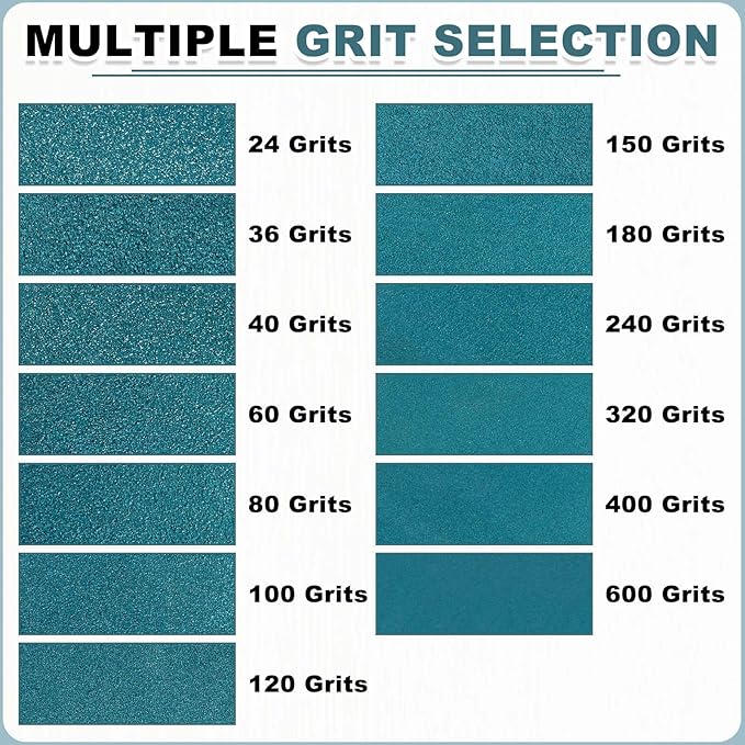 HARFINGTON 3-1/2 x 15-1/2 Inch Sanding Belts, 15 Pcs 80 Grit Zirconia Abrasive Belt Sander File Belt for Woodworking, Metal Polishing, Knife Sharpener