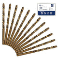 12pcs 3/16" Cobalt Drill Bit Set, M35 HSS, 135 Degree Tip, M35 Jobber Drill Bits for Metal, Stainless Steel, Cast Iron, Wood, Plastic, Fully Ground from Pro Edge Technology