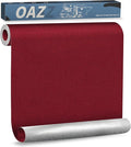 OAZ 16 x 79 inch Canvas Fabric Patch - Self-Adhesive Waterproof Repair Patch Kit for Boat Cover, Sofa, Chair, Couch, Tent, Bag (Burgundy)