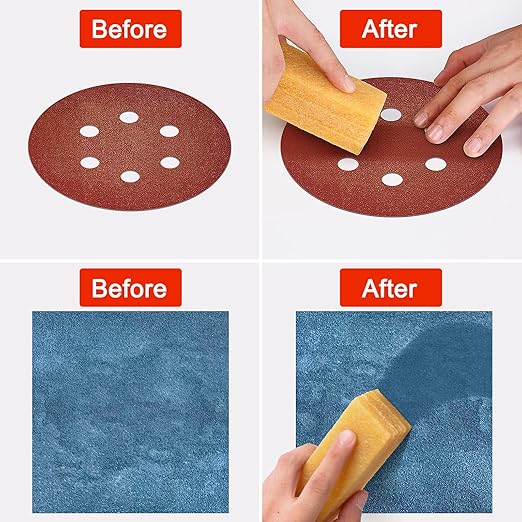 Sanding Belt & Disc Cleaner Stick 1-1/2"x1-1/2 x7-7/8 - Natural Rubber Abrasive Reviver for Woodworking Sanders, Restores Grit & Extends Belt Life