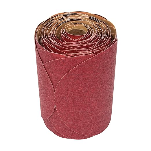 3M Stikit Red Abrasive Sanding Discs, 01108, No Hole, 6 in, 400+ Grade, Pack of 100 Discs, for Auto Sanding, Primer Sanding, E-Coat Sanding