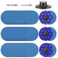 SUNJOYCO 90PCS 3 Inch Quick Change Grinding Discs, Zirconia Die Grinder Sanding Discs, Roll Lock Abrasive Disc with 1/4 Inch Shank, Surface Conditioning Disc, 36 60 80 Grit