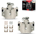 Torchbeam 2PCS Rear Driver and Passenger Side Brake Caliper For Buick Cadillac for 2006-2011 Lucerne, 2006-2011 DTS, Disc Brake Caliper Assembly with Bracket Replace # 18B5014+18B5015